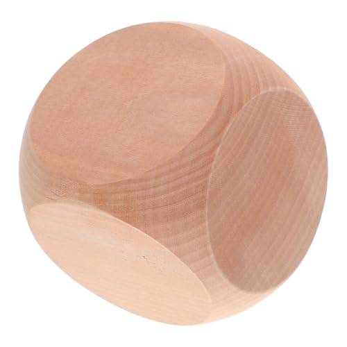 IMIKEYA Leere bastelmaterial brettspiele Holzhandwerk Gesellschaftsspiele Rollenspielwürfel Paar Spiele holzwürfel selber Machen Halloween-Trinkspiele Beige von IMIKEYA