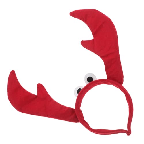 IMIKEYA Lustiges Krabben-haarband mit Elastischem Hautfreundlichem Material Weiches Cosplay Lobster Stirnband mit Großen Augen und Krallen Bequemes Zubehör für Halloween Kostümpartys für IMIKEYA Lustiges Krabben-haarband mit Elastischem Hautfreundlichem Material Weiches Cosplay Lobster Stirnband mit Großen Augen und Krallen Bequemes Zubehör für Halloween Kostümpartys für von IMIKEYA