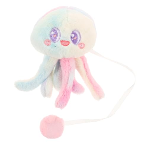 IMIKEYA Magnetische Schulterpuppe Karnevalstier Kindergeburtstagspuppe Puppe Dekokissen Süßes Tierisches Kissenspielzeug Fisch Gefüllte Puppe Stofftierspielzeug Plüsch von IMIKEYA