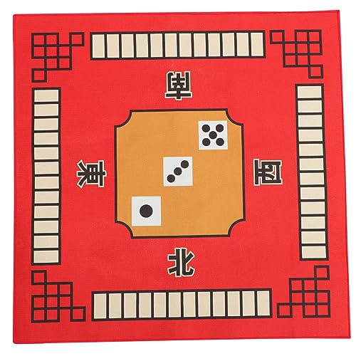 IMIKEYA Mahjong Tischmatte Rutschfestes Tischcover Quadratische Tischdecke für Mahjong Brettspiele Geräuschreduzierend für Familien und Gesellschaftsspiele von IMIKEYA