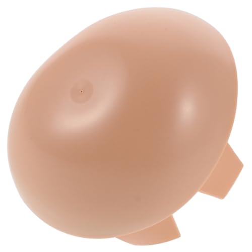 IMIKEYA Make-up Glatze Puppenherstellung DIY Puppenkopfhaut Weiches Puppenhaar Kopfhaut kahles Kostümzubehör Puppenbaumaterial Puppenversorgung Plastik Light Brown von IMIKEYA