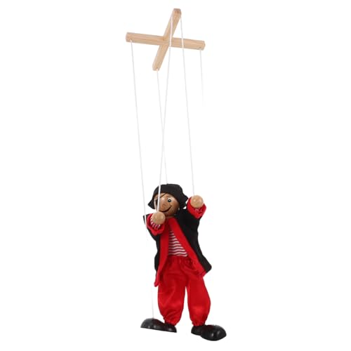IMIKEYA Marionettenpuppen Holzpiraten-stringpuppenspielzeug Bauchredner-Marionette Für Anfänger von IMIKEYA