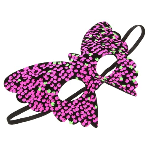 IMIKEYA Masquerade Party Maske mit Pailletten Leichte Cosplay Maske mit Elastischem Band Komfortabel und Sicher für Halloween Karneval Kostümparty Damen Rosa IMIKEYA Masquerade Party Maske mit Pailletten Leichte Cosplay Maske mit Elastischem Band Komfortabel und Sicher für Halloween Karneval Kostümparty Damen Rosa von IMIKEYA