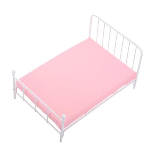 IMIKEYA Maßstab Bett Mit Matratze Realistisches Schlafzimmerzubehör Für Puppenhaus Weißes Spielzeugbett Puppenhaus Bett Für Kreative Rollenspiele IMIKEYA Maßstab Bett Mit Matratze Realistisches Schlafzimmerzubehör Für Puppenhaus Weißes Spielzeugbett Puppenhaus Bett Für Kreative Rollenspiele von IMIKEYA