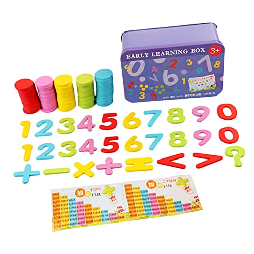 IMIKEYA Mathematik Zählspielzeug Box für Frühkindliches Lernspielzeug mit Arithmetik Chips Farben Geduld und Hand Auge Koordination für Vorschüler IMIKEYA Mathematik Zählspielzeug Box für Frühkindliches Lernspielzeug mit Arithmetik Chips Farben Geduld und Hand Auge Koordination für Vorschüler von IMIKEYA