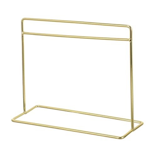 IMIKEYA Mini-Aufhänger Miniatur Kleidungsstück ungewöhnliche ausergewöhnliche Kugelgelenk-Puppe Hintergrund Einstellung Ornament Fester Kleiderständer Eisen Golden von IMIKEYA