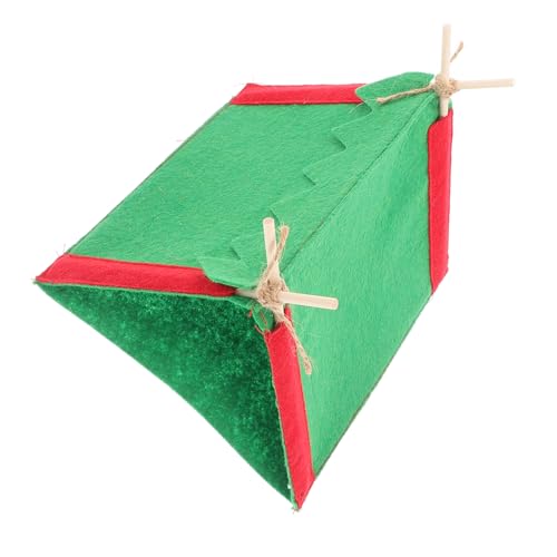 IMIKEYA Mini Campingzelt Kleines Zelt Filz Mini Camping Puppenhaus Dekoration Miniatur Hauszelt Puppenhaus Mini Hauszelt Miniatur Zelt Spielzelt Camping Mini von IMIKEYA