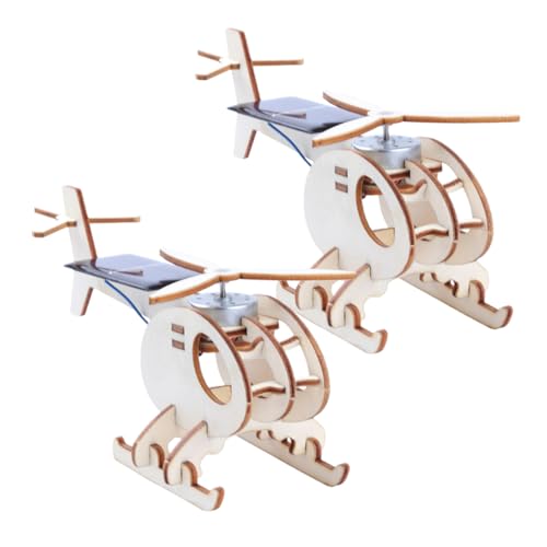IMIKEYA Mini-Flugzeuge kinderspielzeug bastelset für Problemlösung STEM für Holzhandwerk zum Bemalen Flugzeugdekor Kunststoff- und Metallkomponenten von IMIKEYA