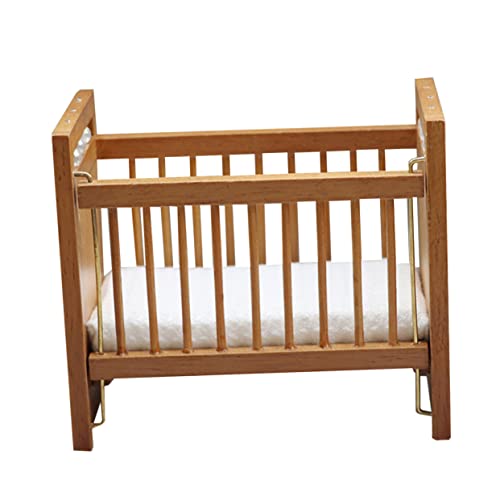 IMIKEYA Mini Hausbett Für Puppenhaus Miniatur Bett Mit Weißem Matratzen Ideales Zubehör Für Mini Perfektes Für Kreatives IMIKEYA Mini Hausbett Für Puppenhaus Miniatur Bett Mit Weißem Matratzen Ideales Zubehör Für Mini Perfektes Für Kreatives von IMIKEYA