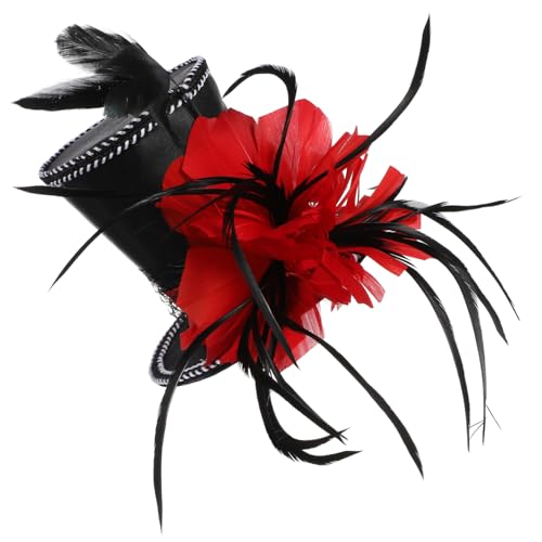 IMIKEYA Mini Hut Haarband mit Roter Exquisites Halloween Kopfschmuck für Damen Leicht und Angenehm zu Tragen für Partys Cosplay und Spezielle Anlässe IMIKEYA Mini Hut Haarband mit Roter Exquisites Halloween Kopfschmuck für Damen Leicht und Angenehm zu Tragen für Partys Cosplay und Spezielle Anlässe von IMIKEYA