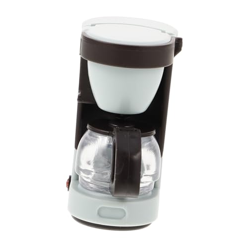 IMIKEYA Mini Kaffeemaschine Modell Puppenhäuser Puppenhaus Miniaturen Artikel Becher Puppenhaus Mini Kaffeemaschine Puppenhaus Kaffeemaschine Babypuppe Miniatur Zubehör Kunststoff von IMIKEYA