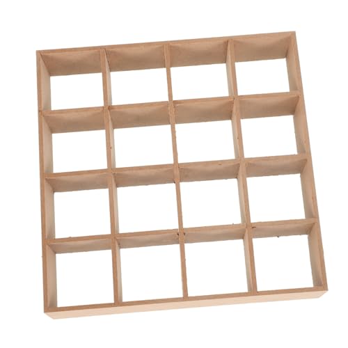 IMIKEYA Mini Möbelmodell Leeres Puppen Für Mädchen Mini Bücherregal Puppenhaus Miniatur Winzige Einrichtungsgegenstände Display Kinderregale Gitter Kleines von IMIKEYA