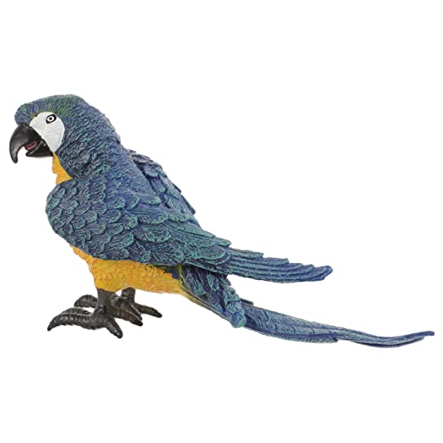 IMIKEYA Mini Papagei Modell Dekorative Papagei Figurine Für Heimatschmuck Und Garten Dekoration Blauer Ara IMIKEYA Mini Papagei Modell Dekorative Papagei Figurine Für Heimatschmuck Und Garten Dekoration Blauer Ara von IMIKEYA