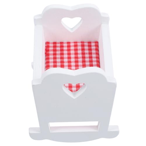 IMIKEYA Mini Puppenbett Aus Kompaktes Und Stilvolles Möbel Für Puppenhäuser Leicht Und Tragbar Für Dekoration IMIKEYA Mini Puppenbett Aus Kompaktes Und Stilvolles Möbel Für Puppenhäuser Leicht Und Tragbar Für Dekoration von IMIKEYA