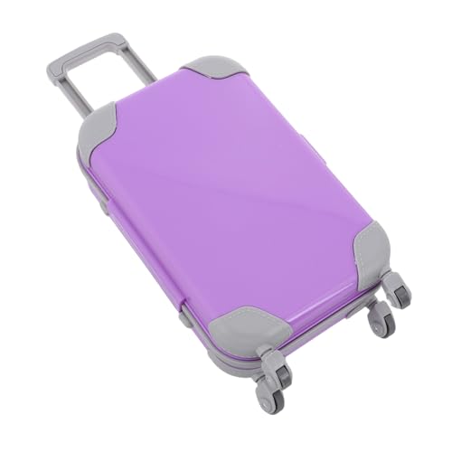 IMIKEYA Mini-Trolley Minikoffer für Puppen Puppenhauszubehör Mini-Koffer für Partyartikel Puppen Koffer Luggage für Puppen Mini-Hausverzierung Miniatur-Aufbewahrungsbox Abs Violet IMIKEYA Mini-Trolley Minikoffer für Puppen Puppenhauszubehör Mini-Koffer für Partyartikel Puppen Koffer Luggage für Puppen Mini-Hausverzierung Miniatur-Aufbewahrungsbox Abs Violet von IMIKEYA