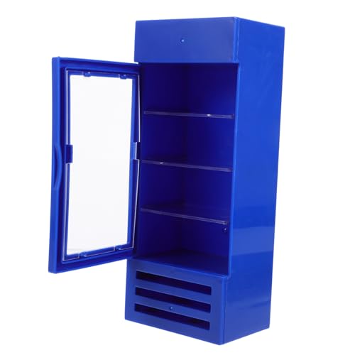 IMIKEYA Mini-gefrierschrank Kühlschrank Mini-kühlschränke Puppenhaus Mini Gefrierschrank Winziger Gefrierschrank Winzige Haushaltsgeräte Gefrierschrank Mini -größe Plastik Blue von IMIKEYA