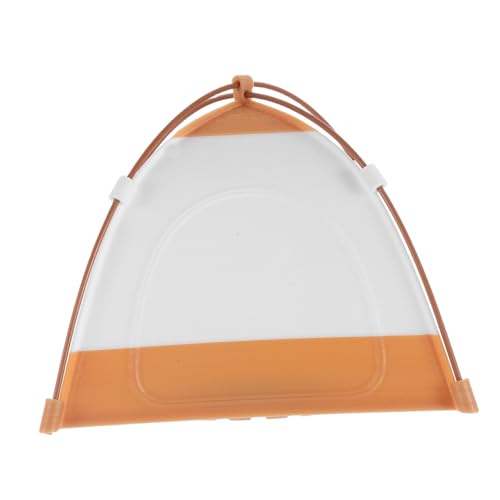 IMIKEYA Miniatur Campingzelt für Puppenhaus DIY Zubehör für Kreative Szenen Karikabeige Fördert Familie Kreativität Puppenhaus Miniaturzubehör für Fantasievolles Spiel von IMIKEYA