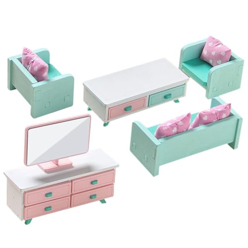 IMIKEYA Miniatur Möbelset Für Puppenhaus Holzspielzeug Für Wohnzimmer Möbelmodell Für Kreatives Und Szenenlayout Für DIY Puppenhaus Dekoration IMIKEYA Miniatur Möbelset Für Puppenhaus Holzspielzeug Für Wohnzimmer Möbelmodell Für Kreatives Und Szenenlayout Für DIY Puppenhaus Dekoration von IMIKEYA