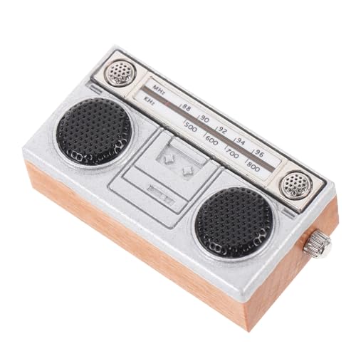 IMIKEYA Miniatur-Retro-Radio hühner kinderknallzeug sammlerstücke Puppenstube Zubehör puppenhauszubehör Vintage winzige Radiomodelle Mini-Retro-Radio-Statuen Holz Silver IMIKEYA Miniatur-Retro-Radio hühner kinderknallzeug sammlerstücke Puppenstube Zubehör puppenhauszubehör Vintage winzige Radiomodelle Mini-Retro-Radio-Statuen Holz Silver von IMIKEYA