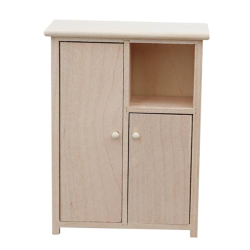 IMIKEYA Miniatur Schrank Modell Für Puppenhaus Holz Regal Für Rollenspiele Puppenmöbel Für Miniaturspielzeug Und Kreative Gestaltung IMIKEYA Miniatur Schrank Modell Für Puppenhaus Holz Regal Für Rollenspiele Puppenmöbel Für Miniaturspielzeug Und Kreative Gestaltung von IMIKEYA