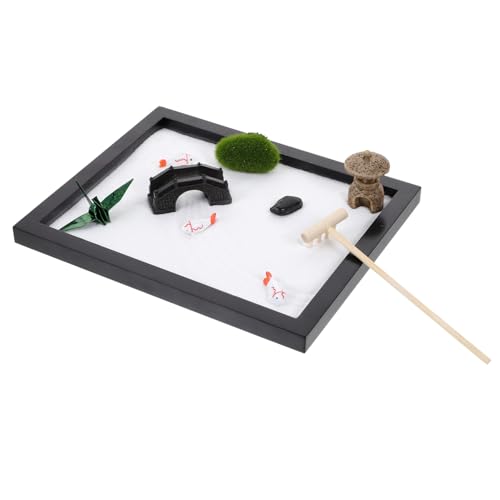 IMIKEYA Miniaturlandschaft mit Sand Mini-Zen-Garten-Meeresleben Zen-Garten Desktop- Haushaltsdekor Tischdekoration aus Sand Miniaturlandschaft des Meditationsgartens IMIKEYA Miniaturlandschaft mit Sand Mini-Zen-Garten-Meeresleben Zen-Garten Desktop- Haushaltsdekor Tischdekoration aus Sand Miniaturlandschaft des Meditationsgartens von IMIKEYA