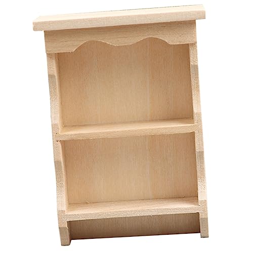 IMIKEYA Miniaturmöbel Für Puppenhaus Dekoratives Wandregal Aus Holz Langlebig Und Detailreich Für Mini Dekoration Zubehör Für Kreative Spielwelten von IMIKEYA