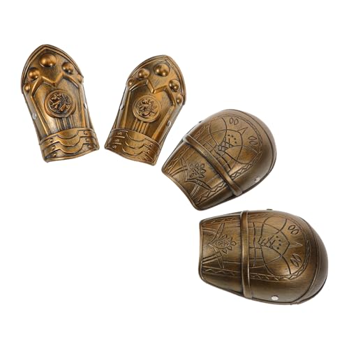 IMIKEYA Mittelalterliche Armschützer Set für Retro Kostümzubehör für Rollenspiele Halloween und Cosplay Atmungsaktivem Material Bronze Farbton IMIKEYA Mittelalterliche Armschützer Set für Retro Kostümzubehör für Rollenspiele Halloween und Cosplay Atmungsaktivem Material Bronze Farbton von IMIKEYA
