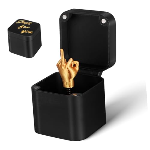IMIKEYA Mittelfinger in Einer Geschenkbox Lustige Geschenkbox Mit Mittelfinger Figur Für Erwachsene Als Scherzgeschenk Für Geburtstag Festival IMIKEYA Mittelfinger in Einer Geschenkbox Lustige Geschenkbox Mit Mittelfinger Figur Für Erwachsene Als Scherzgeschenk Für Geburtstag Festival von IMIKEYA