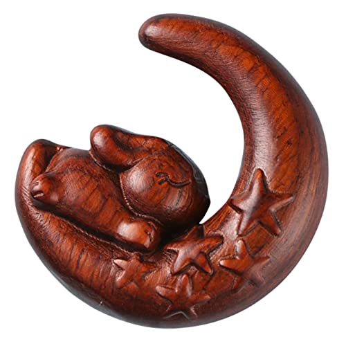 IMIKEYA Mond Kaninchen Statue Reize Gnom Plüsch Solar-Vogelbad solare gartenornamente Fee Attraction bastelzeug bastelset Hasenornament aus Holz Schlüsselanhänger Mondcharme Sandelholz IMIKEYA Mond Kaninchen Statue Reize Gnom Plüsch Solar-Vogelbad solare gartenornamente Fee Attraction bastelzeug bastelset Hasenornament aus Holz Schlüsselanhänger Mondcharme Sandelholz von IMIKEYA