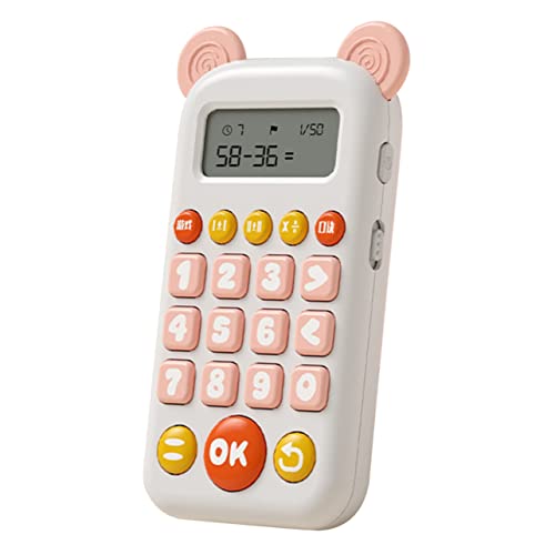 IMIKEYA Mündliche Rechenmaschine Multiplikationsspiele Spiele Lernen Mathe-lernspielzeug Mathe-Spiele Lernspielzeug Für 4 Jährige Spiele Für 4 Jährige Lernen Plastik Rosa von IMIKEYA