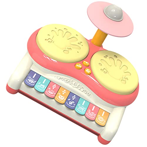 IMIKEYA Multifunktionale Kindertrommel Für Kleinkinder Pädagogisches Musikinstrument Für Jahre Verbessert Koordination Und Hörfähigkeiten Batteriefrei von IMIKEYA