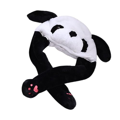 IMIKEYA Niedlicher Panda Hut Mit Beweglichen Ohren Lustige Cartoon Tiermütze Aus Weichem Plüsch Für Erwachsene Für Fotos Und Kostümpartys IMIKEYA Niedlicher Panda Hut Mit Beweglichen Ohren Lustige Cartoon Tiermütze Aus Weichem Plüsch Für Erwachsene Für Fotos Und Kostümpartys von IMIKEYA