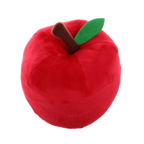 IMIKEYA Obstmodell Deko Kunstfrucht-Requisite Obstverzierung Künstliche Frucht Künstliche Früchte Ornament Gefälschte Früchte Essen Realistisch Plüschfrüchte Fruchtplüsch Rot Kurzer Plüsch von IMIKEYA