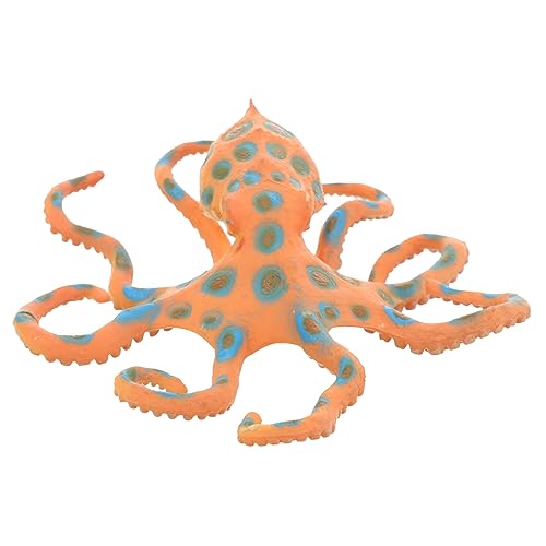 IMIKEYA Oktopus-Modell Simuliertes Tiermodell Meerestier Mini-Oktopus-Statue Oktopus-Ornament simuliertes Blauring-Oktopusmodell Blaugeringelter Oktopus zur Präsentation PVC IMIKEYA Oktopus-Modell Simuliertes Tiermodell Meerestier Mini-Oktopus-Statue Oktopus-Ornament simuliertes Blauring-Oktopusmodell Blaugeringelter Oktopus zur Präsentation PVC von IMIKEYA