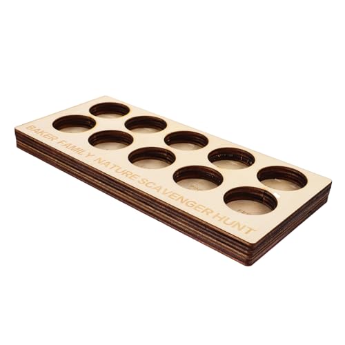 IMIKEYA Spielbrett Outdoor für Schüler Holz Probenbrett zur Naturerkundung Tragbares Camping Spiel für Schatzsuche und Pflanzen Sammeln IMIKEYA Spielbrett Outdoor für Schüler Holz Probenbrett zur Naturerkundung Tragbares Camping Spiel für Schatzsuche und Pflanzen Sammeln von IMIKEYA