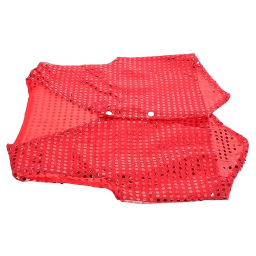 IMIKEYA Paillettenweste Disco -outfits Zauberer Kostüm Mädchen Weste Herren-weste Mit Pailletten Zaubererkostüm Für Jungen Kinderzauberer-outfit Hippiekostüm Für Rot Polyester IMIKEYA Paillettenweste Disco -outfits Zauberer Kostüm Mädchen Weste Herren-weste Mit Pailletten Zaubererkostüm Für Jungen Kinderzauberer-outfit Hippiekostüm Für Rot Polyester von IMIKEYA