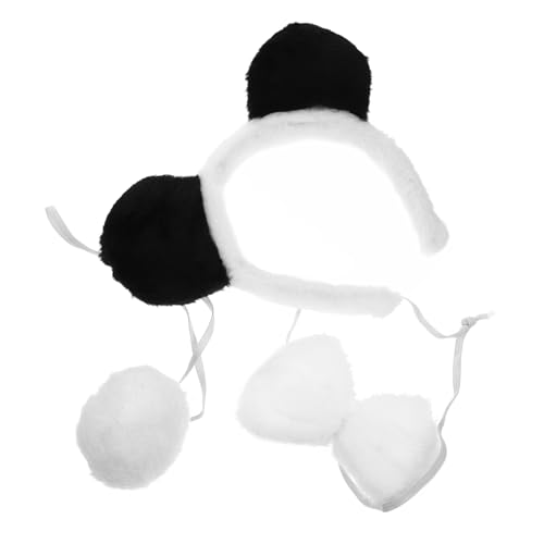 IMIKEYA Panda Ohren Stirnband Fliege Für Cosplay Kostüm Zubehör Für Partys Und Fotoshootings IMIKEYA Panda Ohren Stirnband Fliege Für Cosplay Kostüm Zubehör Für Partys Und Fotoshootings von IMIKEYA