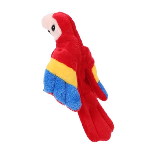IMIKEYA Papageien-Fingerpuppe papagei mini Puppen Kuschelpuppe Papagei Puppenspiel Tierpuppen Hand Fingerpuppen Vogel gefüllter Papagei Plüschtier Papageienspielzeug PP Baumwolle von IMIKEYA