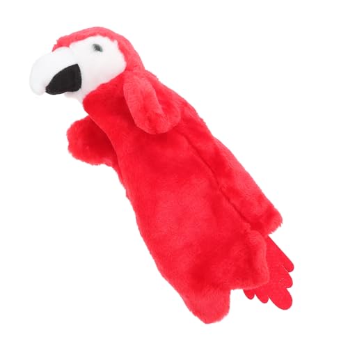 IMIKEYA Papageienpuppe Weiche Hand Puppe Performance Requisite Cartoon Vogelpuppe Simulation Papagei Modell Geschichtenerzählpuppe Cartoon Puppe Plüsch Rot IMIKEYA Papageienpuppe Weiche Hand Puppe Performance Requisite Cartoon Vogelpuppe Simulation Papagei Modell Geschichtenerzählpuppe Cartoon Puppe Plüsch Rot von IMIKEYA