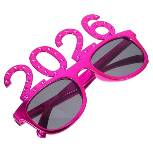 IMIKEYA Party Brillen mit Funkelndem Design Lustige Kostüm Sonnenbrille aus Vielseitiges Party Accessoire für Silvester Abschlussfeiern und Festliche Fotorequisiten in Leuchtendem von IMIKEYA