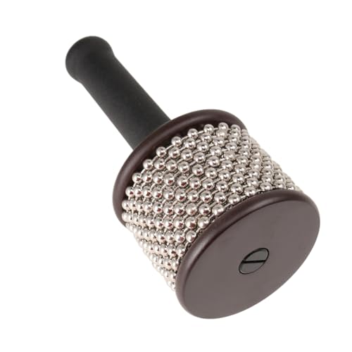 IMIKEYA Percussion Cabasa Cabasa-Instrument Musikinstrument für Musik Schlaginstrument Lehrmittel für Kindermusik lustige Instrumente Bambus Schwarz von IMIKEYA