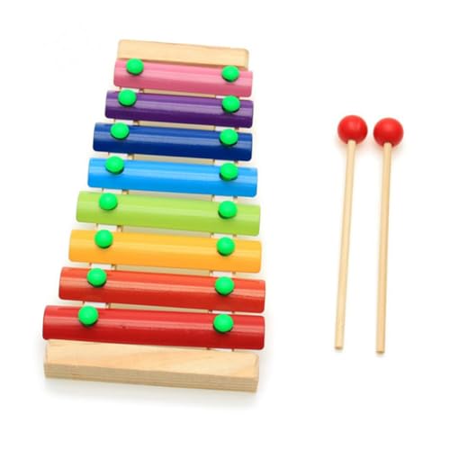 IMIKEYA Percussion- Klavier klopfen musikalisches für Musikspielzeug Bambus Zufällige Farbe von IMIKEYA