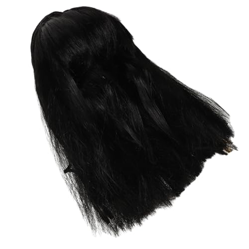IMIKEYA Perücke verkleiden Cosplay perücke Damen perücke Halloween perücke Plastik Black von IMIKEYA