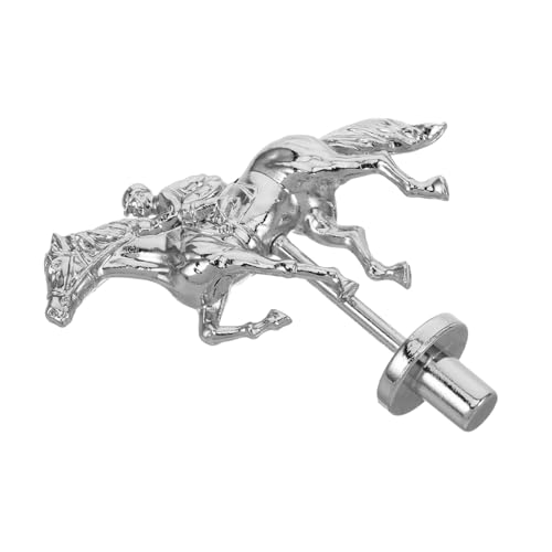 IMIKEYA Pferderennen-Schachfigur Party Erwachsene Derby Rennspiele Teil Pferderennbrettspiel Rennspiel Zubehör Requisiten für Pferderennen-Brettspiele Brettspiel-Rennfigur Legierung Silver von IMIKEYA