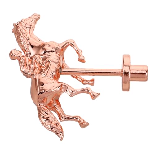 IMIKEYA Pferderennen-schachfigur Wettrennen Pferderennen-brettspiel-Requisite Brettspielteile Planke Thematisiert Spielersatz-pferdefigur Stütze Erwachsene Requisiten Legierung Rose Gold von IMIKEYA