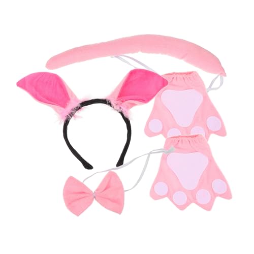 IMIKEYA Pig Cosplay Fliegendes Schwein Ohr Haarreif mit Handschuhen Langlebig Angenehm Geeignet für Kostümspiel Bühne Party Dekoration Niedliches Design IMIKEYA Pig Cosplay Fliegendes Schwein Ohr Haarreif mit Handschuhen Langlebig Angenehm Geeignet für Kostümspiel Bühne Party Dekoration Niedliches Design von IMIKEYA