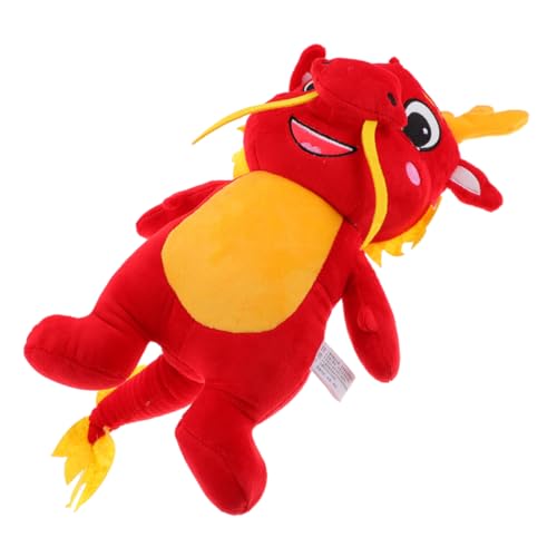 IMIKEYA Plüschpuppen Kleine Drachenpuppen Chinesischer Plüschdrache Zum Neujahr Drachen-kuscheltiere Chinesisches Zeug Chinesisches Neujahrsdrache-stofftier Süßes Stofftier Rot IMIKEYA Plüschpuppen Kleine Drachenpuppen Chinesischer Plüschdrache Zum Neujahr Drachen-kuscheltiere Chinesisches Zeug Chinesisches Neujahrsdrache-stofftier Süßes Stofftier Rot von IMIKEYA