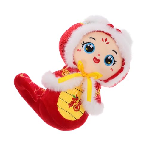 IMIKEYA Plüschschlange Niedliches Stofftier für Jahr der Schlange Perfektes Maskottchen für Mondneujahr für Feierlichkeiten und Dekorationen und Kuschelig Sorgt für Festliche IMIKEYA Plüschschlange Niedliches Stofftier für Jahr der Schlange Perfektes Maskottchen für Mondneujahr für Feierlichkeiten und Dekorationen und Kuschelig Sorgt für Festliche von IMIKEYA