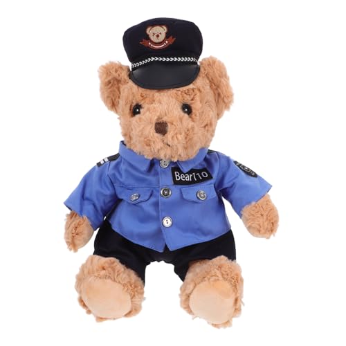 IMIKEYA Polizeibär Puppe Babyspielzeug Kinderbär Stoff Bär Plüsch Freundin Plüschtier Bär Kuscheltiere Bär Kinderspielzeug Simulieren Bär Kuscheltier Pp Baumwolle IMIKEYA Polizeibär Puppe Babyspielzeug Kinderbär Stoff Bär Plüsch Freundin Plüschtier Bär Kuscheltiere Bär Kinderspielzeug Simulieren Bär Kuscheltier Pp Baumwolle von IMIKEYA
