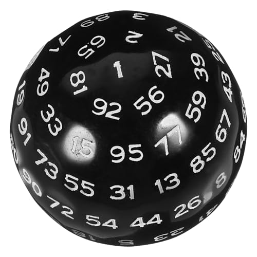 IMIKEYA Polyedrische Würfel Spiele Würfel Geformt Zahlenwürfel Tisch Spiel Würfel Polyedrische Spielwürfel Würfelrequisiten Würfel Rollen Einseitig Mehrseitige Würfel Weiß Acryl von IMIKEYA